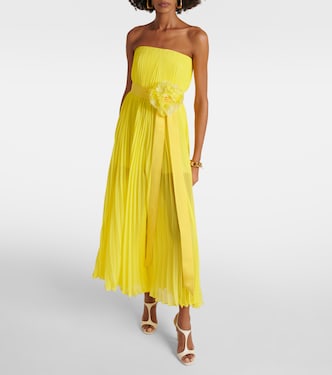 Maxikleid Elegante Hiltex aus Chiffon | Max Mara