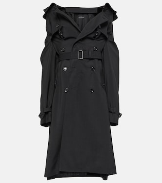 Abito midi in mohair e lana con cut-out | Junya Watanabe