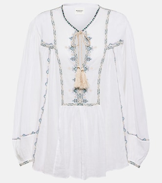 Top Silekiage de algodón bordado | Marant Etoile