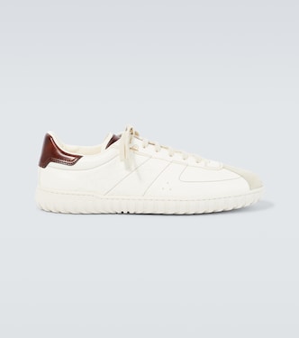 Trainer embroidered leather sneakers | Berluti