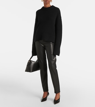 Schmale Hose Rodano aus Lederimitat | Max Mara