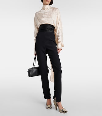 Pantalon slim Lenro à taille haute | Khaite