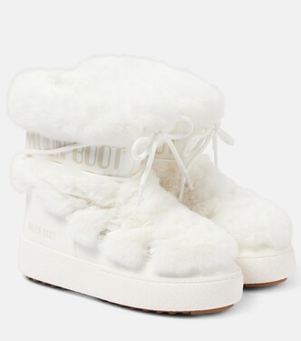 MB Ltrack faux-fur trimmed snow boots | Moon Boot