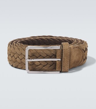 Braided suede belt | Canali