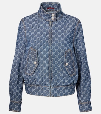 GG denim jacquard jacket | Gucci