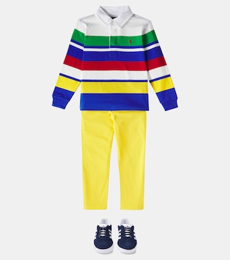 Polo in jersey di cotone a righe | Polo Ralph Lauren Kids