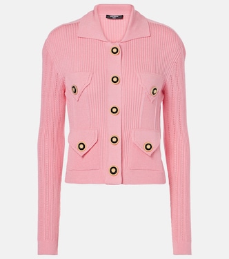 Cardigan in maglia a coste | Balmain