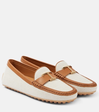 Mokassins City Gommino aus Canvas und Leder | Tod's