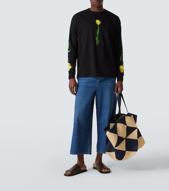 T-shirt Paula's Ibiza en coton à fleurs | Loewe