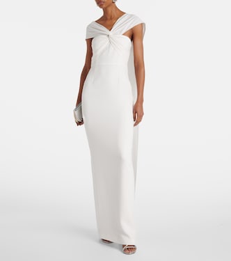 Vestido de novia de cady asimétrico | Roland Mouret