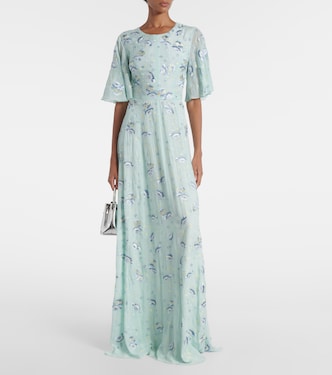 Bestickte Robe Charlotte | Markarian