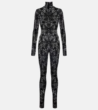 Floral lace catsuit | Norma Kamali