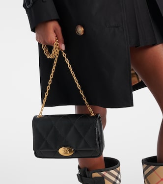 Small quilted leather shoulder bag | Burberry