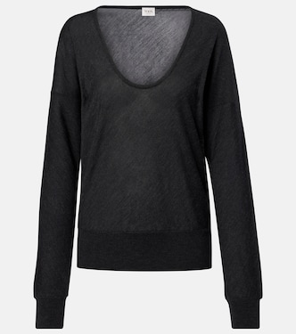 Ribbed-knit wool and silk sweater | Tod's