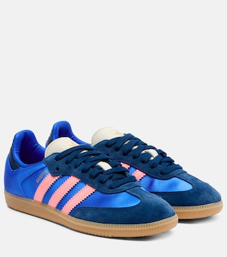 Samba OG suede-trimmed sneakers | Adidas