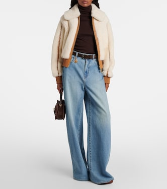 Story shearling bomber jacket | Zimmermann