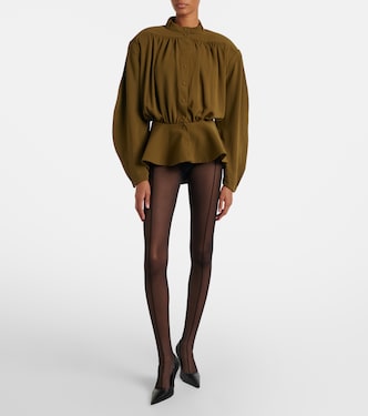 re/edit sheer tulle tights | Mugler