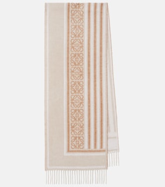 Anagram wool and cashmere scarf | Loewe
