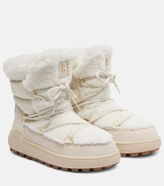 Bottines après-ski Chamonix en daim et shearling | Bogner