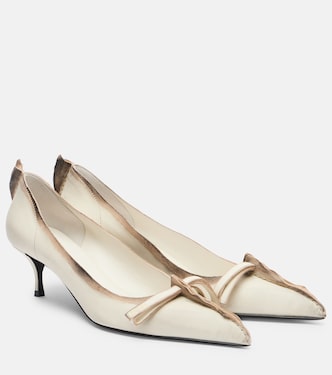 Pumps in pelle anticata | Prada