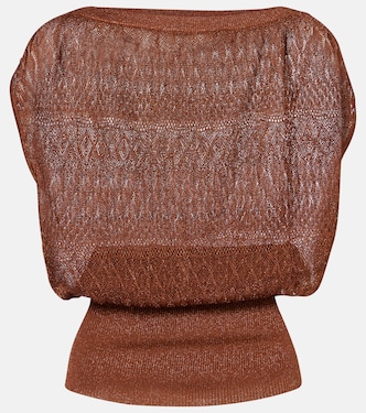 Awaken lamé lace top | Zimmermann