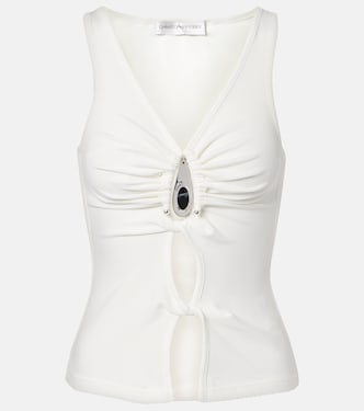 Cutout ribbed-knit top | Christopher Esber