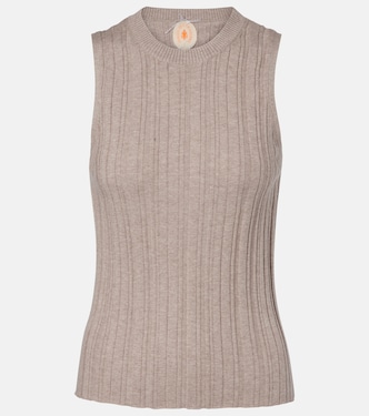 Cotton, silk, and cashmere tank top | Jardin des Orangers