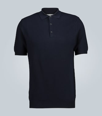 Polo de punto de algodón | Sunspel