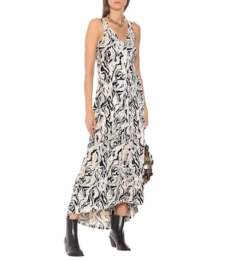 Vestido midi estampado | Rabanne