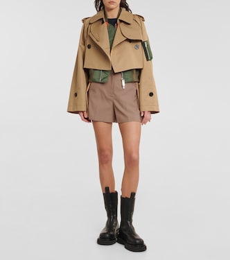 Shorts in twill e canvas | Sacai
