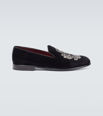 Embroidered velvet loafers | Dolce&Gabbana