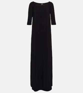 Short-sleeved maxi dress | Norma Kamali
