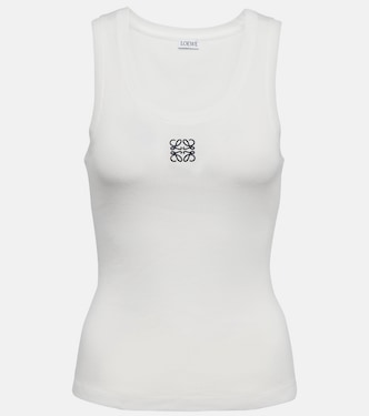 Anagram cotton-blend tank top | Loewe