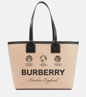 Borsa Medium in canvas con pelle | Burberry