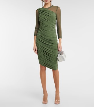 Vestido Diana de jersey fruncido | Norma Kamali