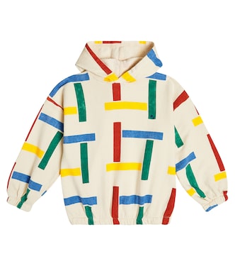 Printed cotton hoodie | Bobo Choses