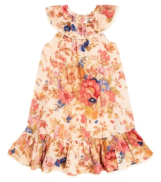 Bedrucktes Kleid August aus Baumwolle | Zimmermann Kids