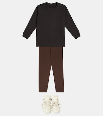 Felpa Babygeo in jersey di cotone | Rick Owens Kids