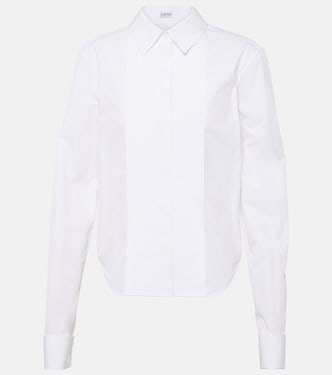Pleated cotton blouse | Loewe