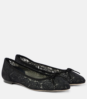 Ballerinas Verizzo aus Spitze | Manolo Blahnik