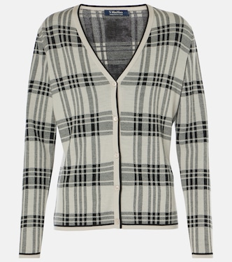 Cárdigan Giara de lana a cuadros | 'S Max Mara