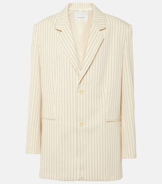 Aiden pinstripe twill blazer | The Frankie Shop