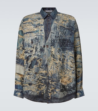 Trompe l'œil linen shirt | Acne Studios