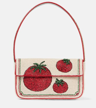 Tommy beaded shoulder bag | Staud