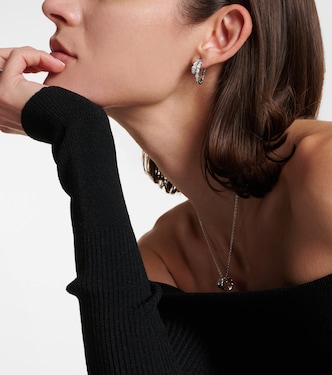 Orecchini Serpenti Viper in oro bianco 18kt con diamanti | Bvlgari