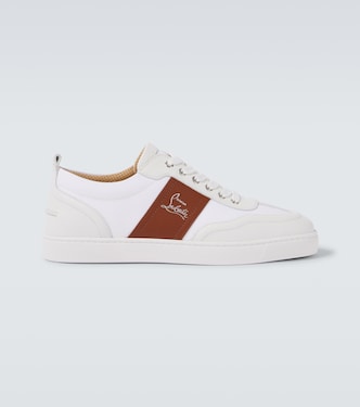 Baskets Retero en cuir et toile | Christian Louboutin