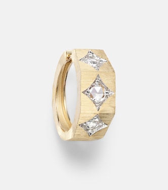 Ecrou 18kt gold single hoop earring | Marie Lichtenberg