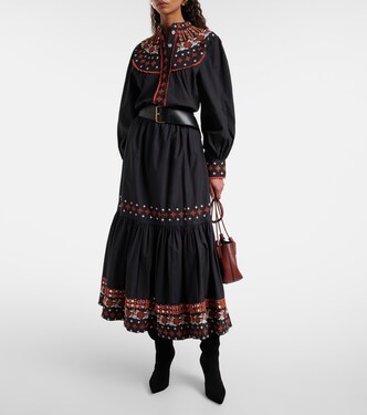 Besticktes Hemd aus Baumwolle | Farm Rio