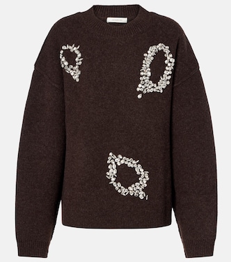 Embroidered wool sweater | Jacques Wei