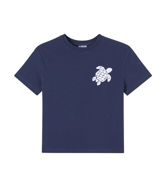 Embroidered cotton jersey T-shirt | Vilebrequin Kids
